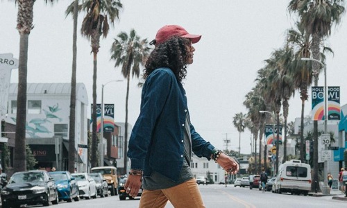 a man riding a skateboard